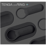 Эрекционное кольцо TENGA PAIRING с вибрацией, черное TSV-101