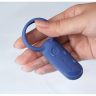 Эрекционное кольцо TENGA PAIRING с вибрацией, индиго TSV-102