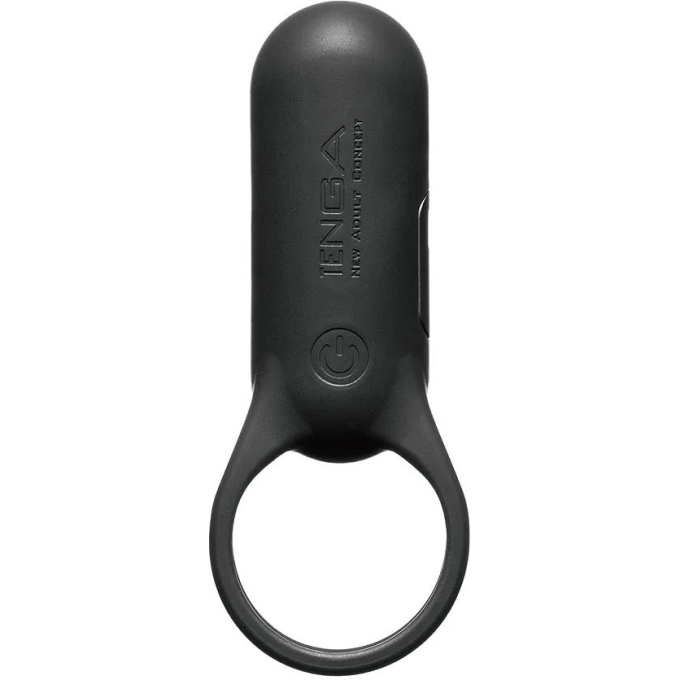 Эрекционное кольцо TENGA SVR+ BLACK с вибрацией VRP-001